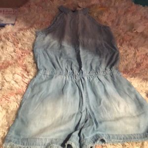 Cloth & Stone light denim Romper